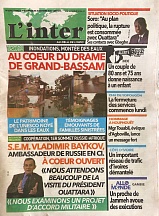 L’article « Interview – à quelques jours du sommet de Sotchi. S.E.M. Vladimir Baykov (Ambassadeur de Russie en Côte d’Ivoire) : « Le mo-ment est venu d’institutionnaliser le dialogue entre la Russie et l’Afrique » » (L’inter, 19-20 octobre 2019)